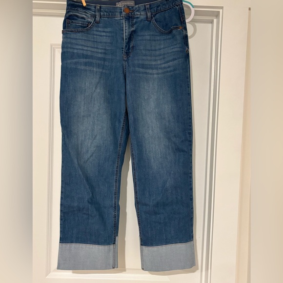 Wit & Wisdom Ab'Solution High Waist Cuff Hem Jeans - Picture 7 of 7